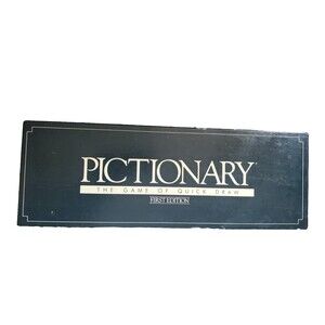 Vintage 1985 Pictionary The Game of Quick Draw 1st Ed REPLACEMENT EMPTY BOX ONLY